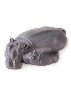   Exo-Terra Hippo - lebegő teknőssziget (víziló) vizi teknősők részére (13x21x4 cm)