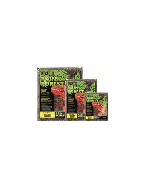 Exo-Terra Rain Forest Substrate - Fenyőkéreg és mohakeverék talaj terráriumokba  (8,8l)
