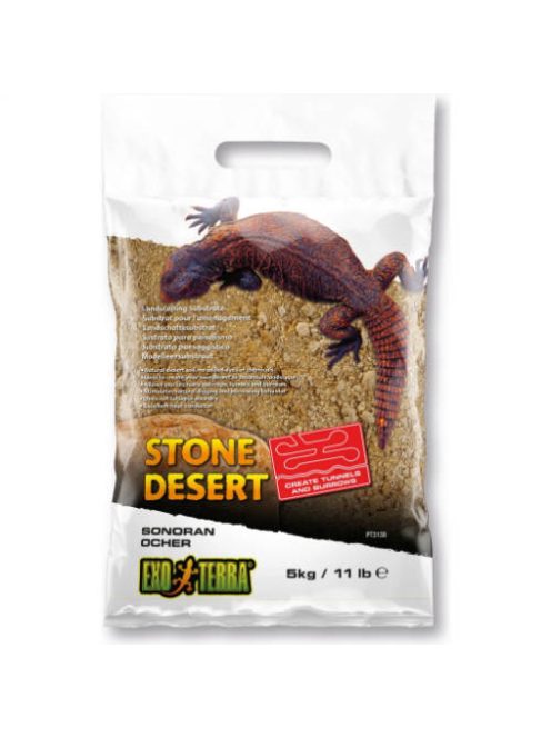 Exo-Terra Stone Desert Sonoran Ocher - homok (sivatagi talaj) terráriumi állatok részére (5kg)