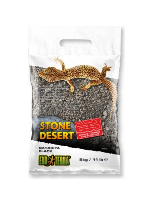 Exo-Terra Bahariya Black Stone Desert - homok (fekete,sivatagi homok) terráriumi állatok részére (5kg)