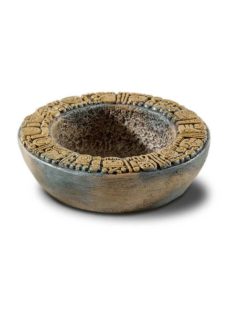  Exo-Terra Aztec Water Dish "M" - vizestál (Azték mintával) terráriumi állatok részére (13x3,8cm/120ml)