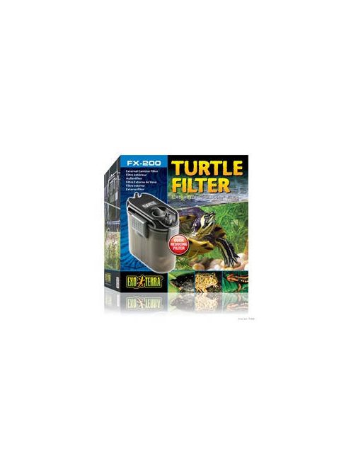 Exo-Terra Turtle Filter FX-200 - Teknős terrárium oldalára rögzíthető külső szűrő