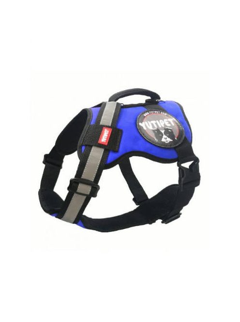 KT. Yutipet Safety Harness (L2) - hám (biztonági, kék) kutyák részére (75-95cm/25mm) max:60kg