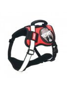 KT. Yutipet Safety Harness (M) - hám (biztonági, piros) kutyák részére (58-66cm/25mm) max:22kg