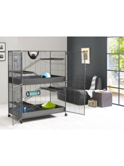 SAVIC Suite Royale XL - ketrec (szürke) kisállatok részére (115x67,5x153cm)