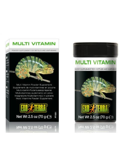 Hagen Exo Terra Multi vitamin powder - kiegészítő eleség (multivitamin) hüllők és kétéltük részére  (70g)