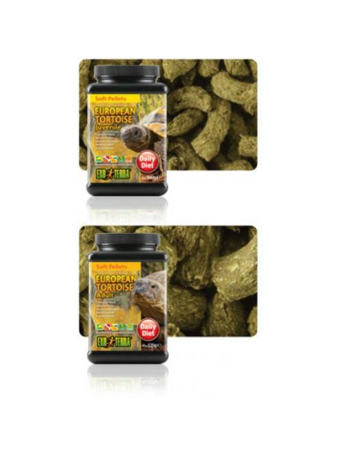 Exo-Terra Soft Pellets European Tortoise Adult - Pellet eleség európai teknős részére (270g)