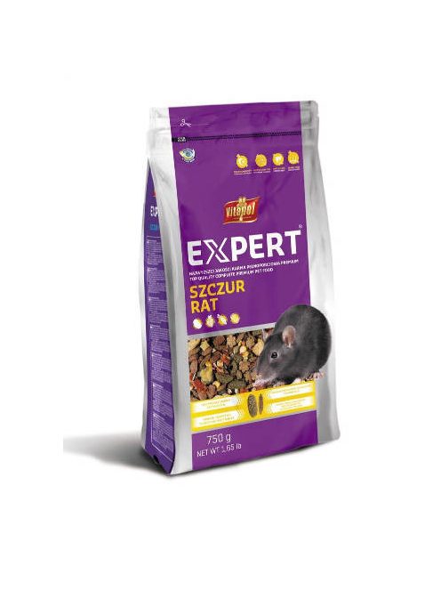 Vitapol komplett EXPERT Rat - Teljes értékű eledel patkányok részére (750g)