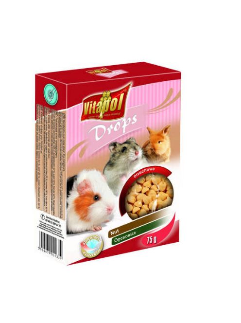 Vitapol Drops (dió) - jutalomfalat rágcsálóknak (75g)