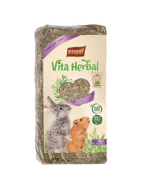 Vitapol Vita-Herbal - réti széna rágcsálóknak (800g) 6db/#