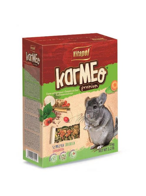 Vitapol Karmeo Prémium - Teljesértékű eledel csincsillák részére (1kg)