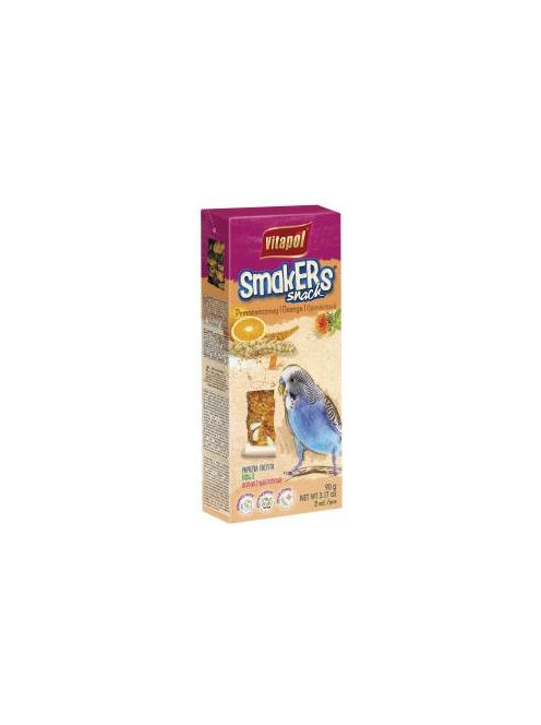 Vitapol Smakers rúd (narancs) - prémium duplarúd - hullámos papagáj részére (90g)