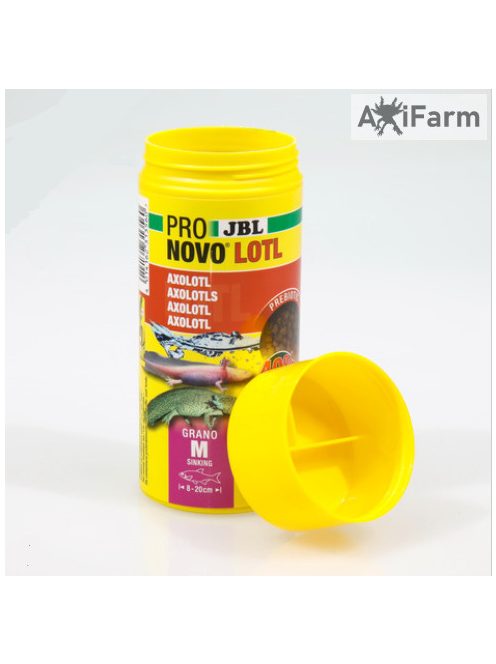 JBL PRONOVO LOTL GRANO M 250ml -granulált alaptáp középméretű 10-20 cm axolotloknak